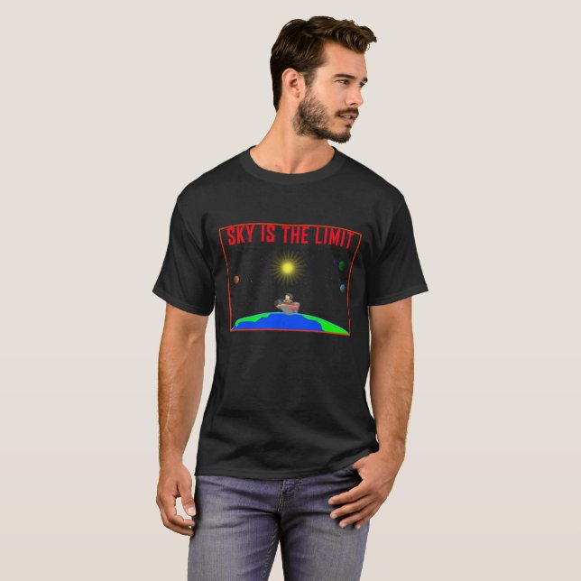 Camiseta Sky  is the limit (Anverso completo)