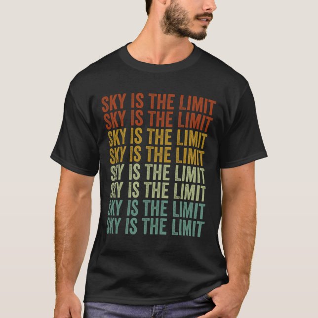 Camiseta Sky Is The Limit Rock Mountain  (Anverso)
