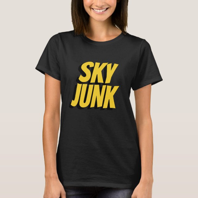 Camiseta Sky Junk Saltar en Paracaídas (Anverso)
