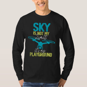 Camiseta Sky No Es Mi Dron De Avión Rc Límite De Reproducci