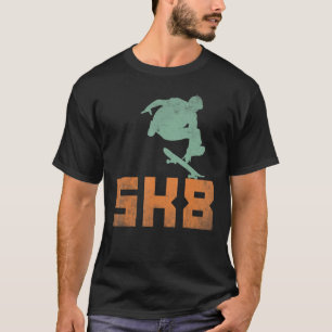 Camiseta Skyboard Hobby Sport Sk8 Word Art