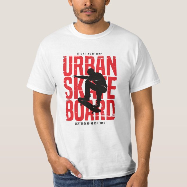 Camiseta Skyboard urbano (Anverso)