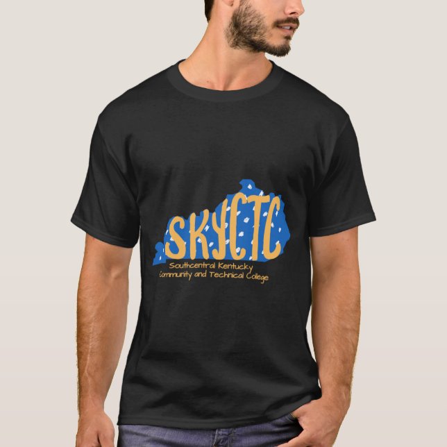 Camiseta SKYCTC Ky estampado de lunares (Anverso)
