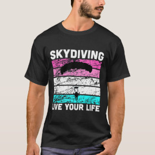 Camiseta Skydive In Retro Colors Para Instructor d
