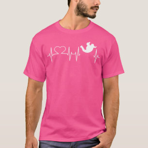 Camiseta Skydive paracaidista de latido