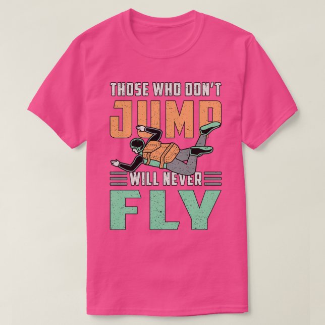 Camiseta Skydive Skydive Jump Retro Gracioso Regalo (Diseño del anverso)