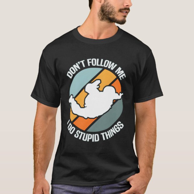 Camiseta Skydive Skydiving Parachute Skydiver (Anverso)