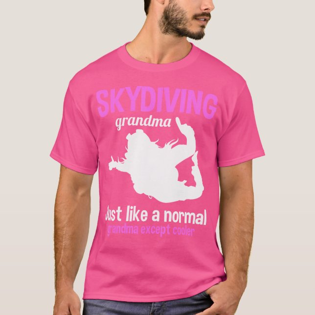 Camiseta Skydiver Abuela Paracaídas Abuela (Anverso)