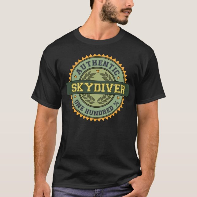 Camiseta Skydiver auténtico (Anverso)