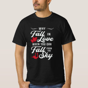 Camiseta Skydiver Cuando Se Puede Caer Del Skydive Sky