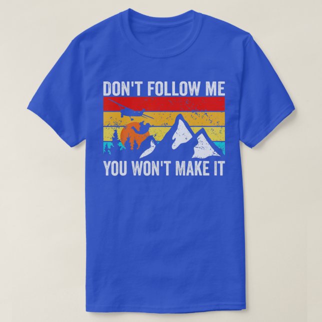 Camiseta Skydiver Dont follow me I do stupid Things Skydivi (Diseño del anverso)