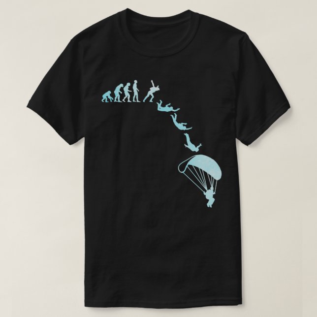 Camiseta Skydiver Evolution Skydiver Paracaidismo Guay Skyd (Diseño del anverso)