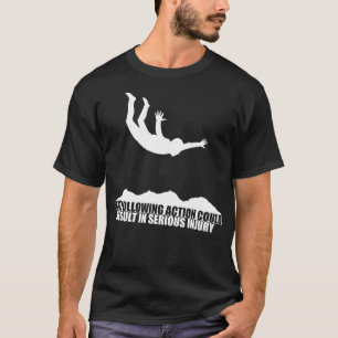 Camiseta Skydiver paracaidismo Novedad Stunt Man E