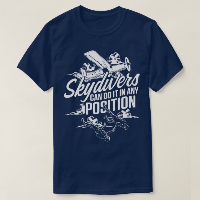 Camiseta Skydiver Position Skydiver Parachuing Gi (Diseño del anverso)