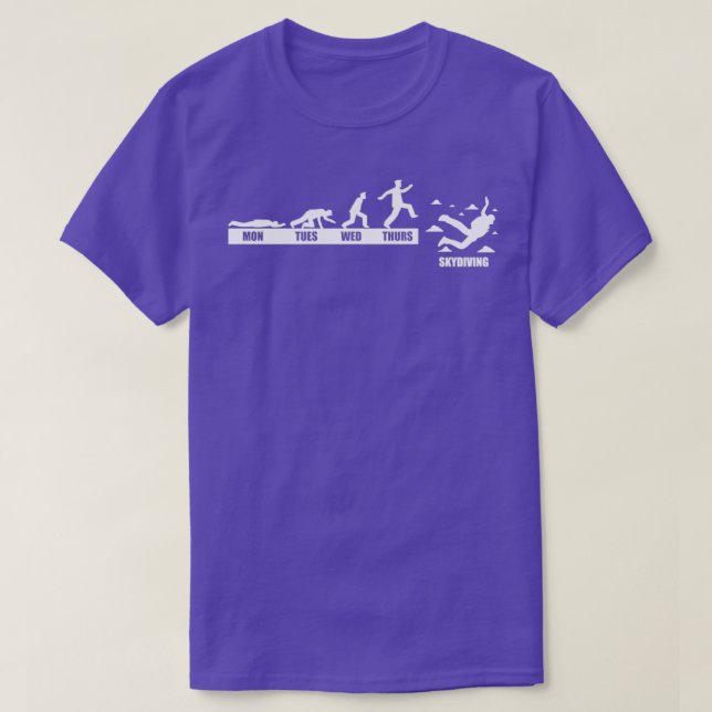 Camiseta Skydiver Programación Skydiver Paracaidismo Skydiv (Diseño del anverso)