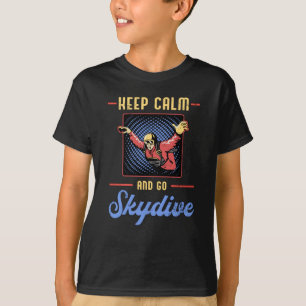 Camiseta Skydiver Retro de Skydiver Mantiene un regalo dive