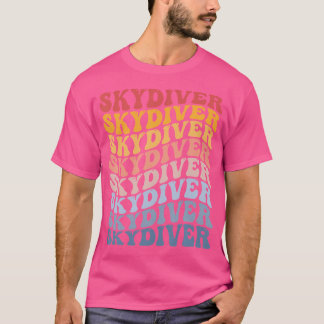 Camiseta Skydiver Sky Diving Groovy