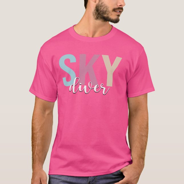 Camiseta Skydiver Sky Diving Skydive Parachuing (Anverso)