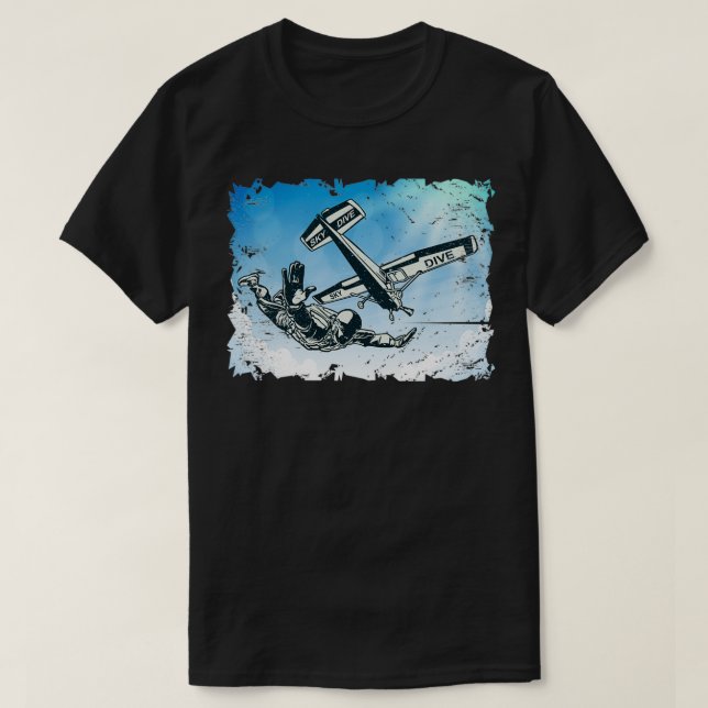 Camiseta Skydiver Skydive Skydiving Paraglider Parapente (Diseño del anverso)