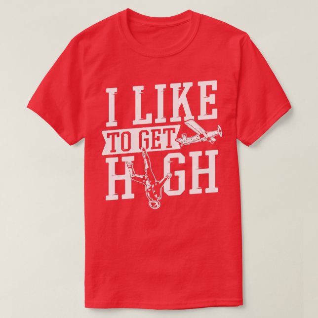 Camiseta Skydiver Skydiver Obtén un regalo de paracaidismo  (Diseño del anverso)