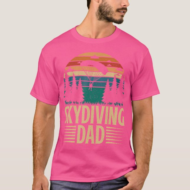 Camiseta Skydiver Skydiving Dad (Anverso)