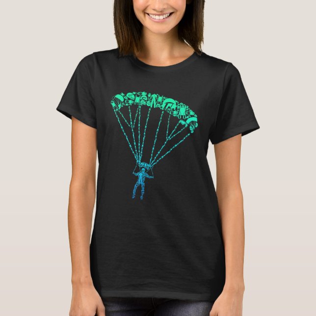 Camiseta Skydiver Skydiving Parachutist (Anverso)