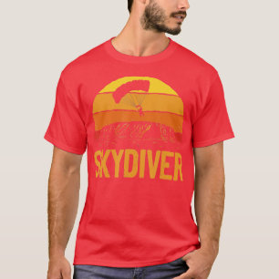 Camiseta Skydiver Skydiving Retro Vintage