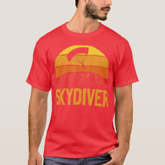 Camiseta Skydiver Skydiving Retro Vintage