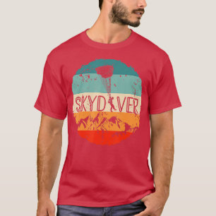 Camiseta Skydiver Skydiving Retro Vintage