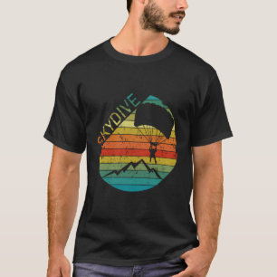 Camiseta Skydiver Skydiving Retro Vintage