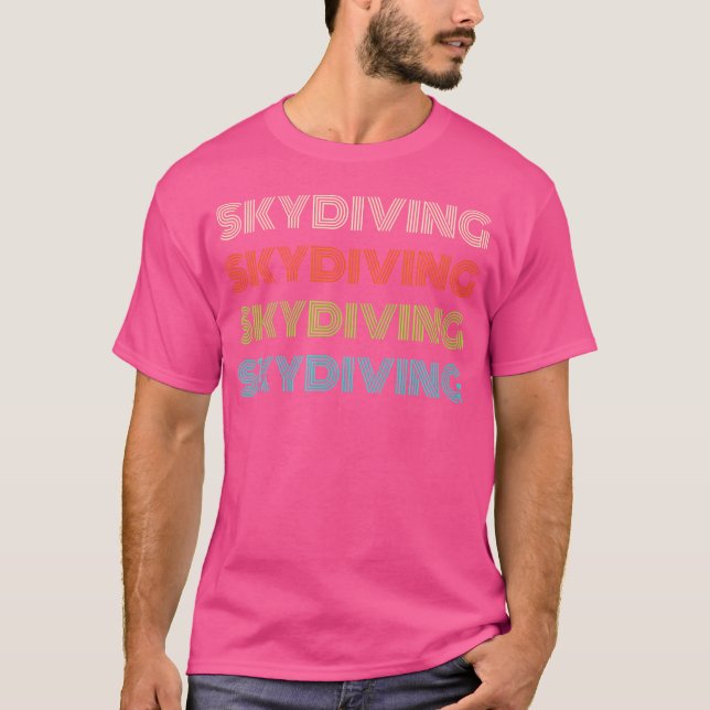 Camiseta Skydiving Años 1970 (Anverso)