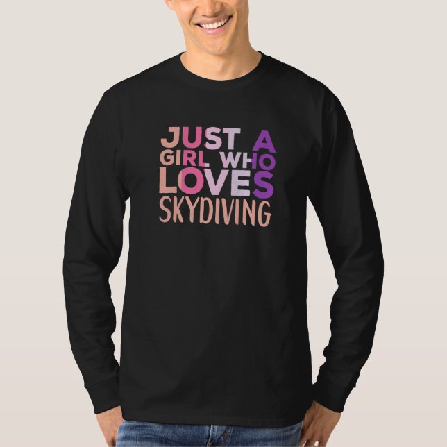 Camiseta Skydiving Apparel Parachute Skydiver for Women   (Anverso)