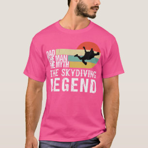 Camiseta Skydiving Dad El Hombre El Mito Skydiving