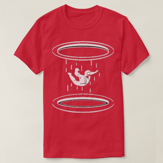 Camiseta Skydiving de los vuelos interiores (Diseño del anverso)