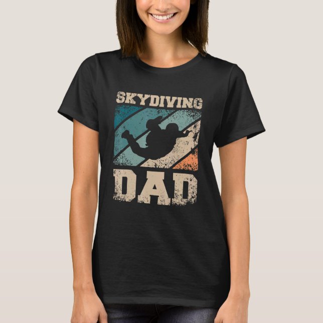 Camiseta Skydiving Father Dad (Anverso)