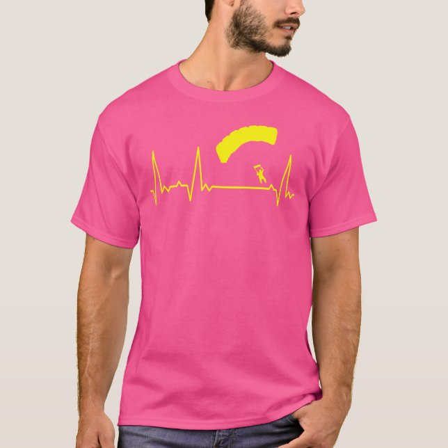 Camiseta Skydiving Heartbeat (Anverso)