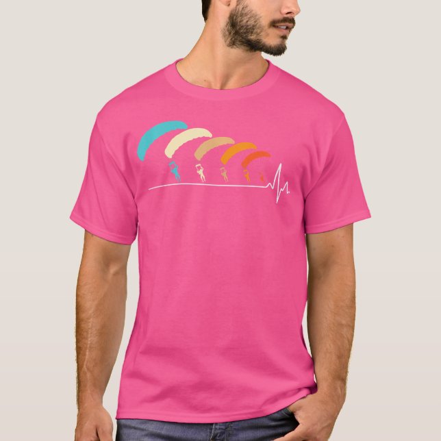 Camiseta Skydiving Heartbeat Skydiving (Anverso)