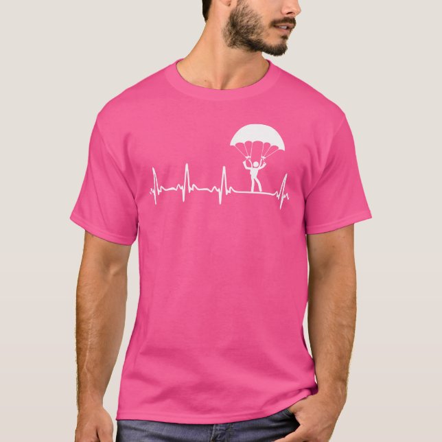 Camiseta Skydiving Heartbeat Skydiving (Anverso)