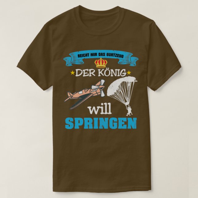 Camiseta Skydiving Luftsport Tandem (Diseño del anverso)