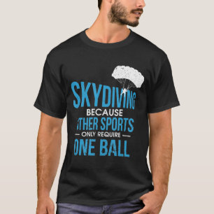 Camiseta Skydiving-Mens Skydive Extreme Athlete Skydiver