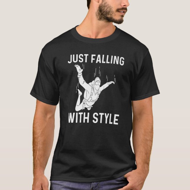 Camiseta Skydiving Para Hombres Mujeres Paracaidismo Salto  (Anverso)