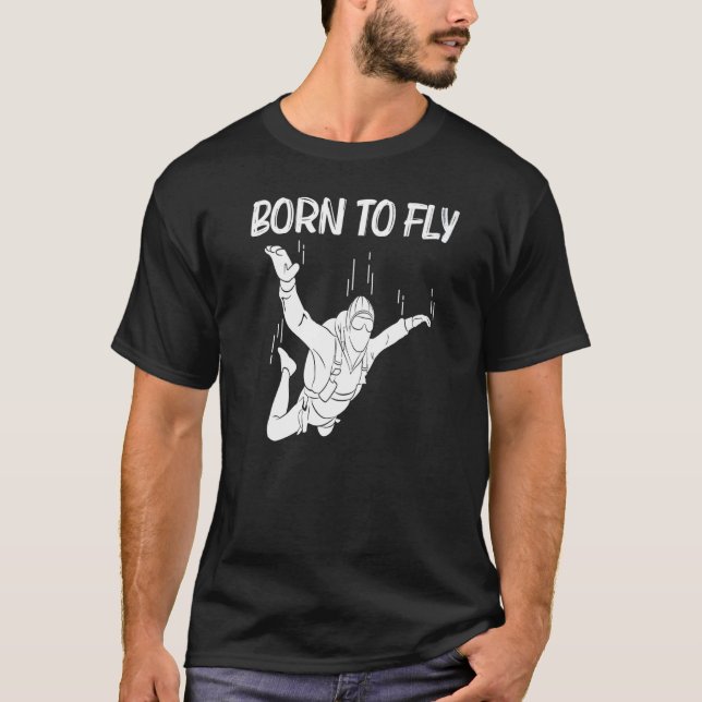 Camiseta Skydiving Para Hombres Mujeres Paracaidismo Salto  (Anverso)