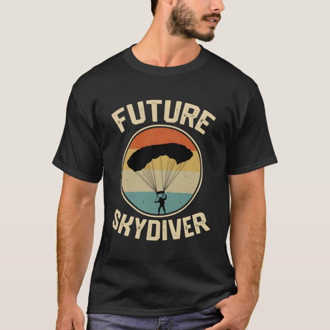 Camiseta Skydiving Parachuing Future Skydiver (Anverso)