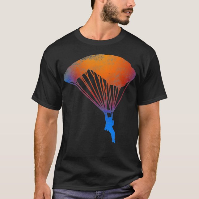 Camiseta Skydiving Parachuting Skydiver Cool Graphic Design (Anverso)