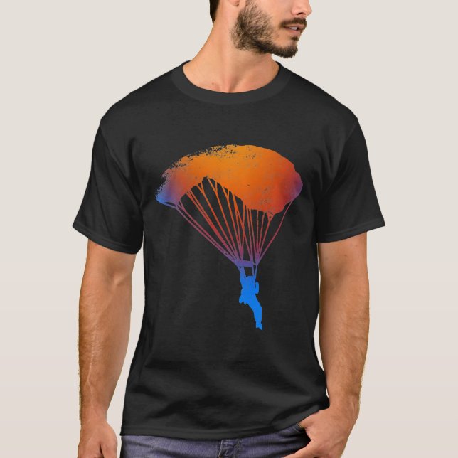 Camiseta Skydiving Parachuting Skydiver Diseño Gráfico Guay (Anverso)