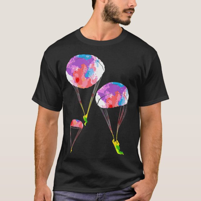 Camiseta Skydiving Paratrooper Sk Regalo de paracaidismo aé (Anverso)
