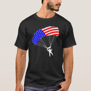 Camiseta Skydiving Patriótico Skydiver Parachuter Skydive 4