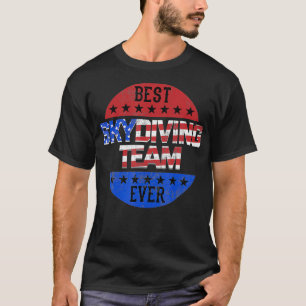 Camiseta Skydiving Team Independence Day Patriotic Skydiver
