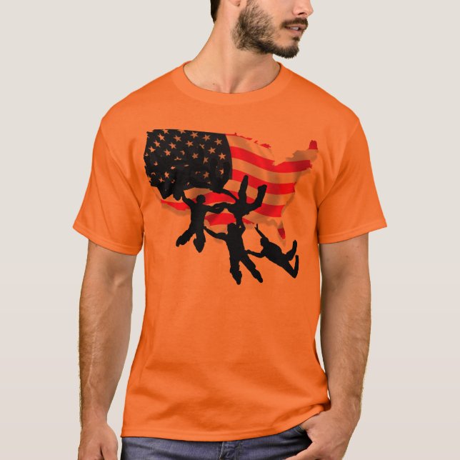 CAMISETA SKYDIVING USA (Anverso)