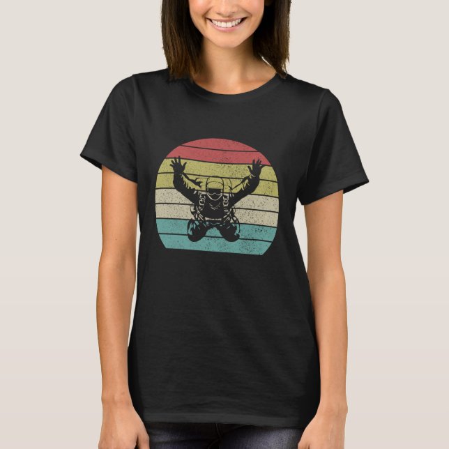 Camiseta Skydiving Vintage Sky Diving Diver Skydiver 1 (Anverso)